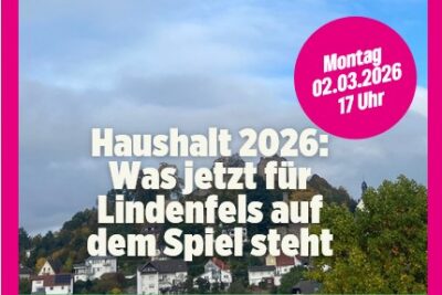 Veranstaltung zum Haushalt 2026 in Lindenfels